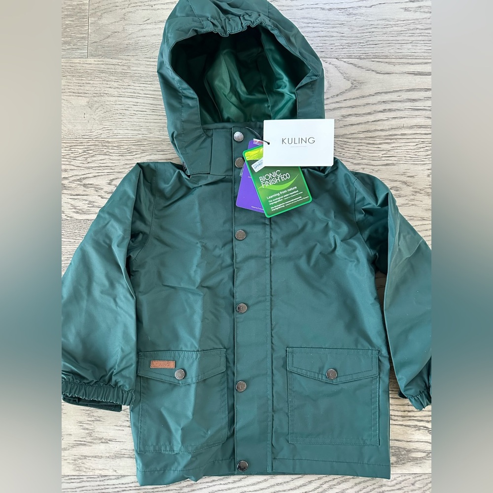 NEW KULING Toddler Waterproof Windproof Jacket sz 110cm 4T